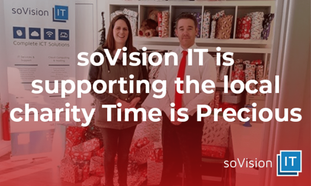 soVision IT Continues to Support the Local Charity, Time is Precious 