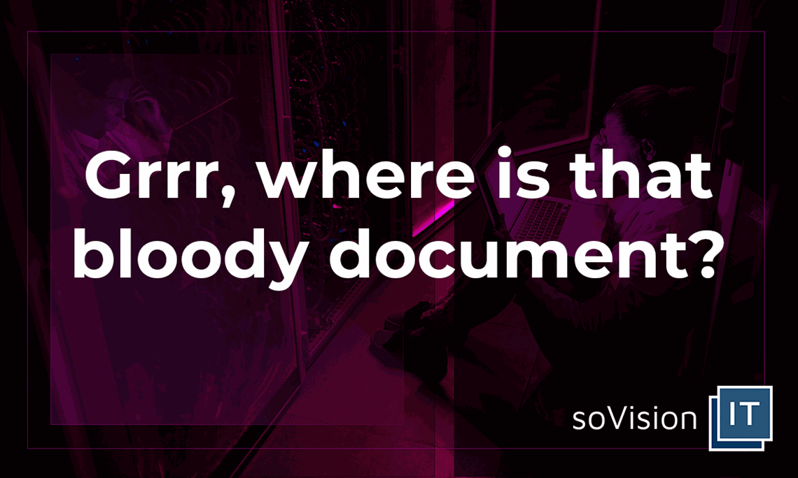 Grrr, Where Is That Bloody Document? Microsoft 365 Cloud Data Storage